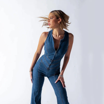 Petra™️ - Jumpsuit i denim